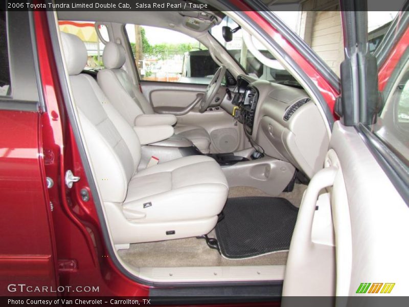 Salsa Red Pearl / Taupe 2006 Toyota Tundra Limited Double Cab