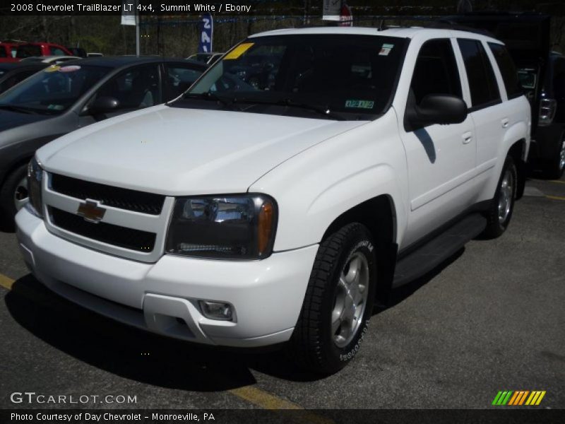 Summit White / Ebony 2008 Chevrolet TrailBlazer LT 4x4