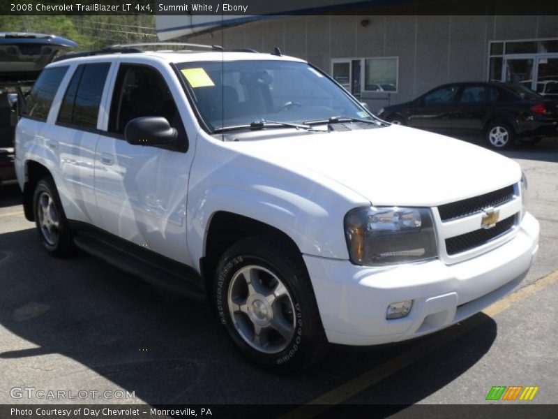 Summit White / Ebony 2008 Chevrolet TrailBlazer LT 4x4