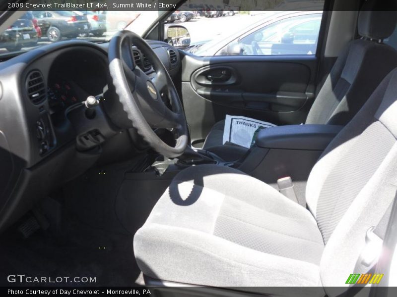 Summit White / Ebony 2008 Chevrolet TrailBlazer LT 4x4
