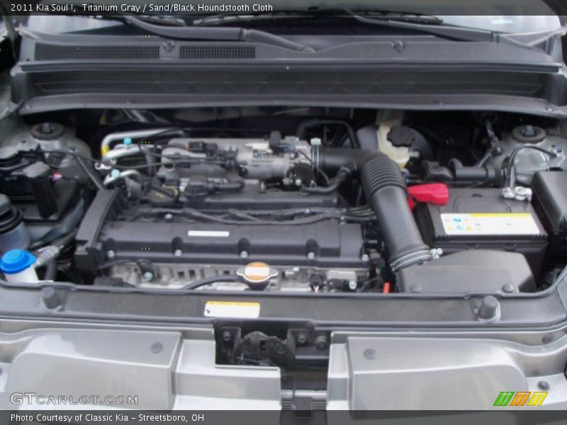 Titanium Gray / Sand/Black Houndstooth Cloth 2011 Kia Soul !