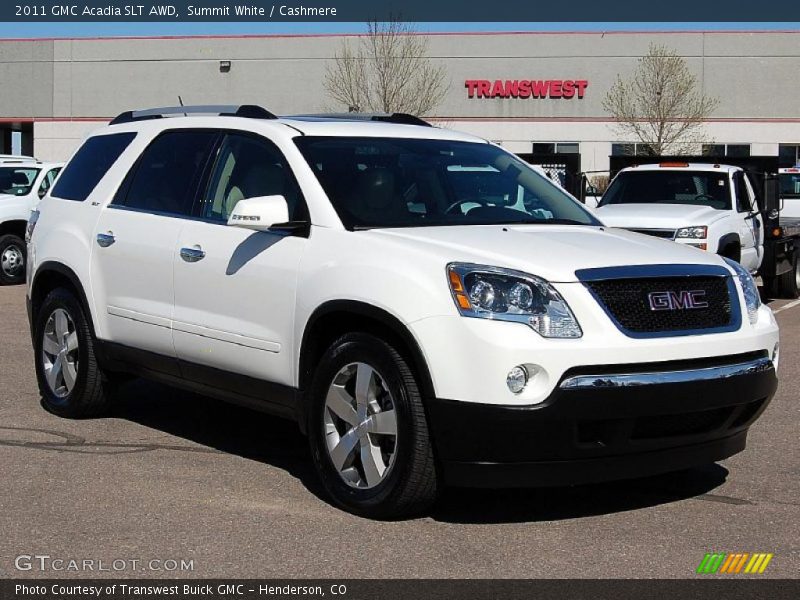 Summit White / Cashmere 2011 GMC Acadia SLT AWD