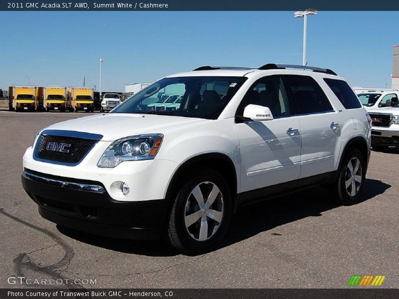 Summit White / Cashmere 2011 GMC Acadia SLT AWD