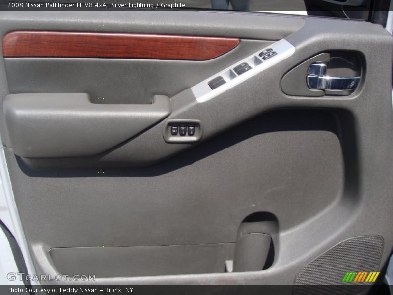 Silver Lightning / Graphite 2008 Nissan Pathfinder LE V8 4x4