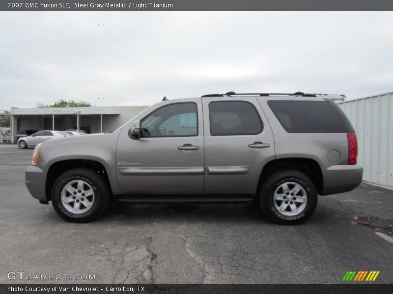 Steel Gray Metallic / Light Titanium 2007 GMC Yukon SLE