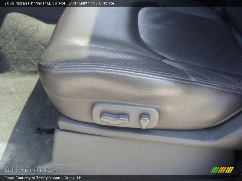 Silver Lightning / Graphite 2008 Nissan Pathfinder LE V8 4x4