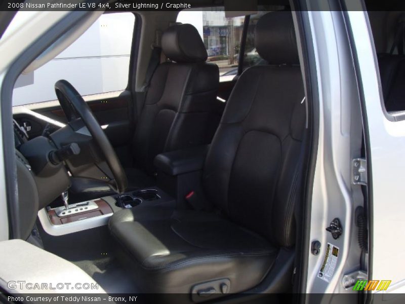 Silver Lightning / Graphite 2008 Nissan Pathfinder LE V8 4x4