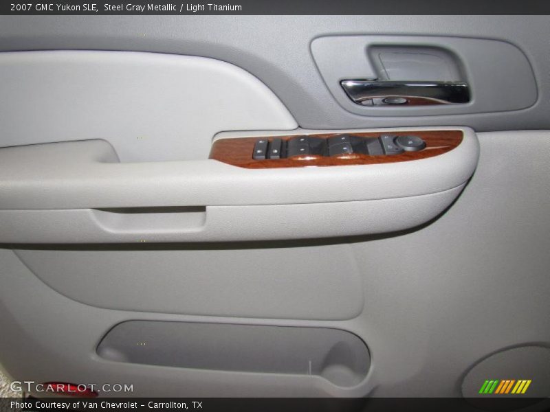 Steel Gray Metallic / Light Titanium 2007 GMC Yukon SLE