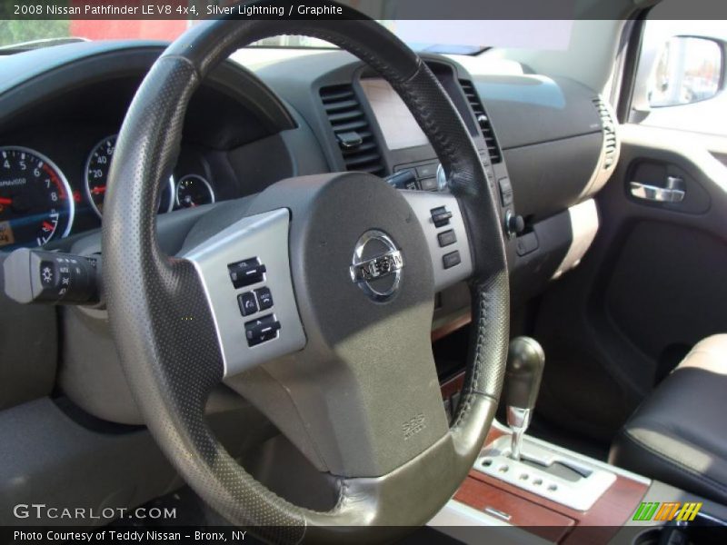 Silver Lightning / Graphite 2008 Nissan Pathfinder LE V8 4x4