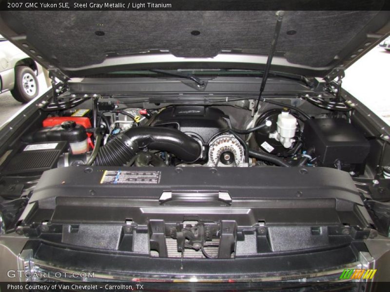 Steel Gray Metallic / Light Titanium 2007 GMC Yukon SLE