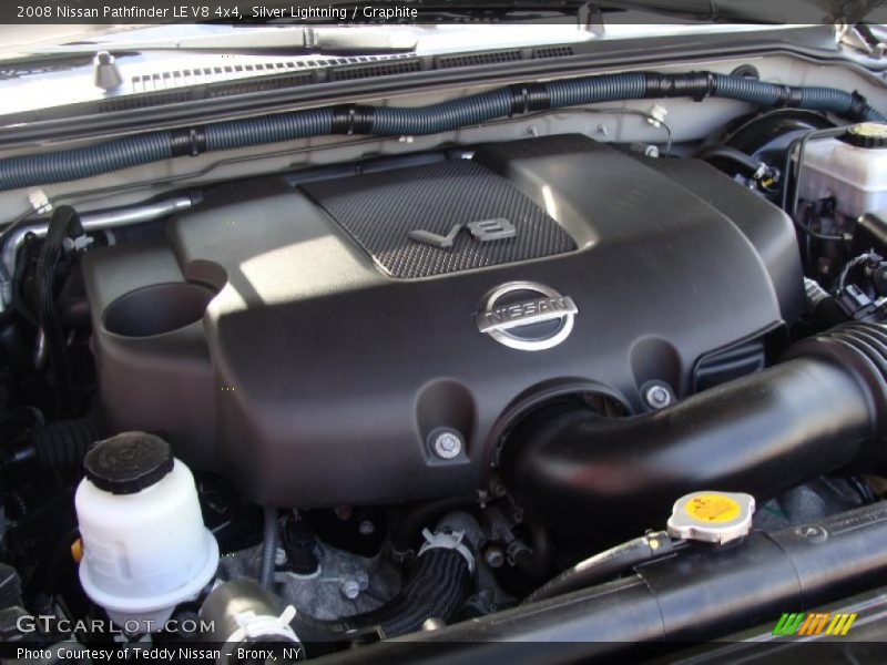 Silver Lightning / Graphite 2008 Nissan Pathfinder LE V8 4x4