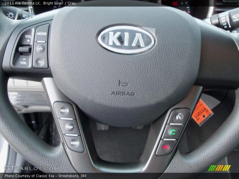 Bright Silver / Gray 2011 Kia Optima LX