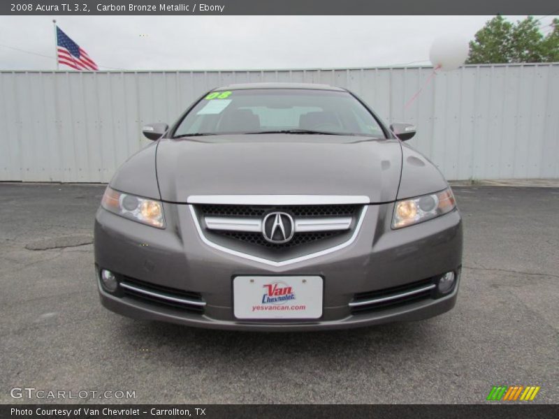 Carbon Bronze Metallic / Ebony 2008 Acura TL 3.2