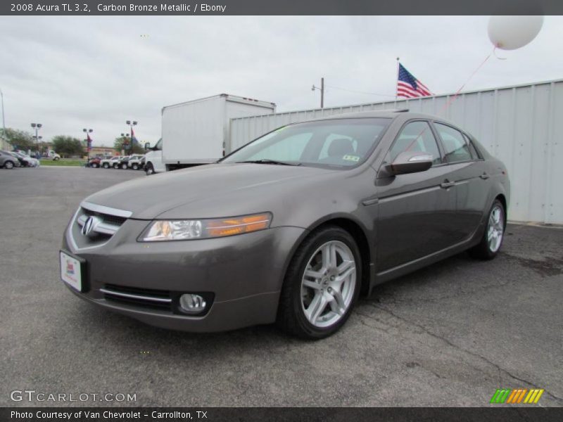 Carbon Bronze Metallic / Ebony 2008 Acura TL 3.2