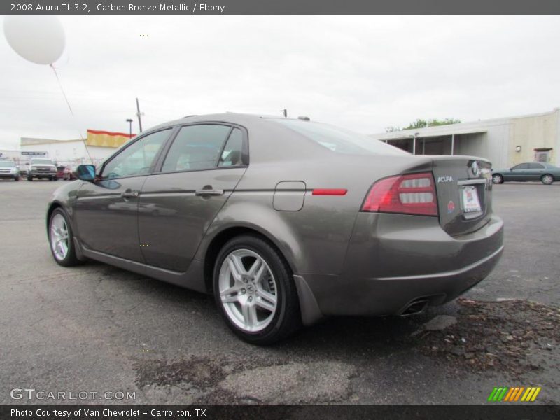 Carbon Bronze Metallic / Ebony 2008 Acura TL 3.2