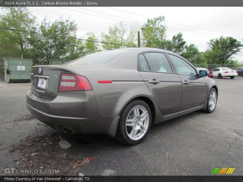 Carbon Bronze Metallic / Ebony 2008 Acura TL 3.2
