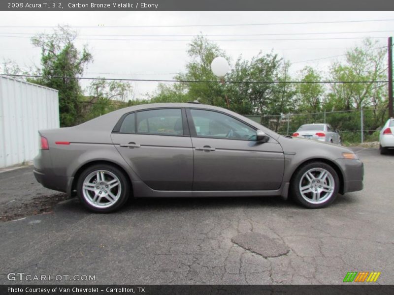 Carbon Bronze Metallic / Ebony 2008 Acura TL 3.2