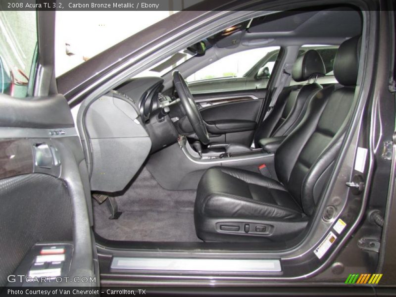 Carbon Bronze Metallic / Ebony 2008 Acura TL 3.2