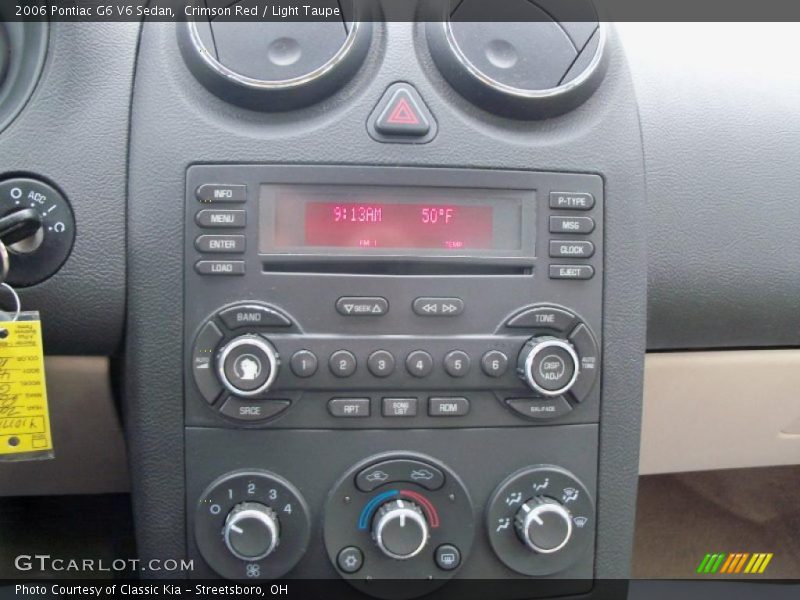 Crimson Red / Light Taupe 2006 Pontiac G6 V6 Sedan
