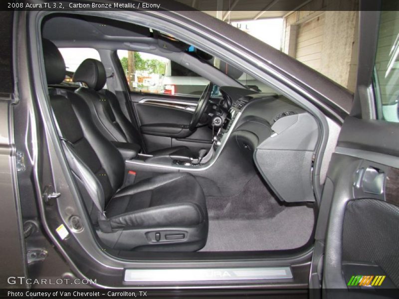 Carbon Bronze Metallic / Ebony 2008 Acura TL 3.2