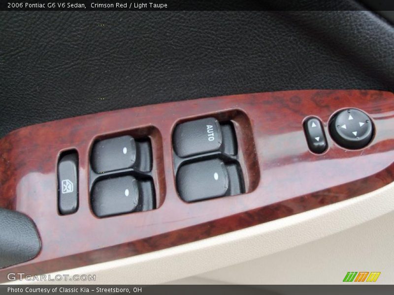 Crimson Red / Light Taupe 2006 Pontiac G6 V6 Sedan