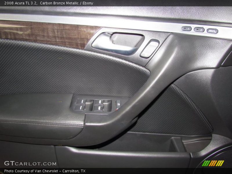 Carbon Bronze Metallic / Ebony 2008 Acura TL 3.2