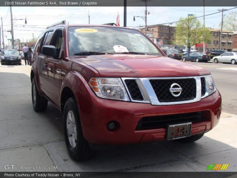 Red Brawn / Graphite 2008 Nissan Pathfinder S 4x4