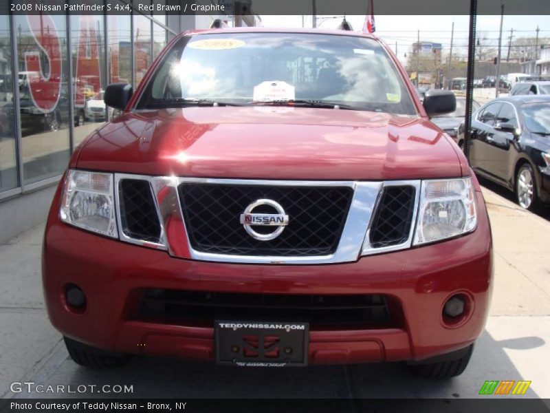 Red Brawn / Graphite 2008 Nissan Pathfinder S 4x4