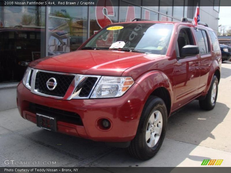 Red Brawn / Graphite 2008 Nissan Pathfinder S 4x4