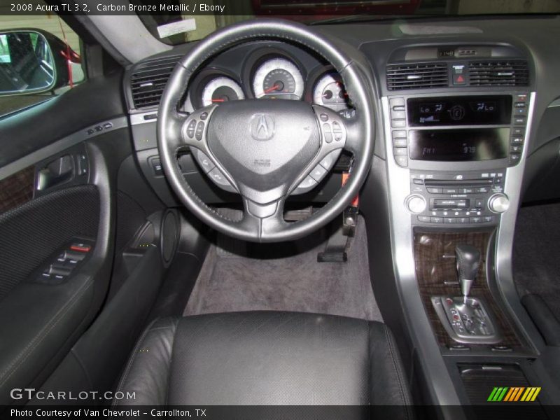 Carbon Bronze Metallic / Ebony 2008 Acura TL 3.2