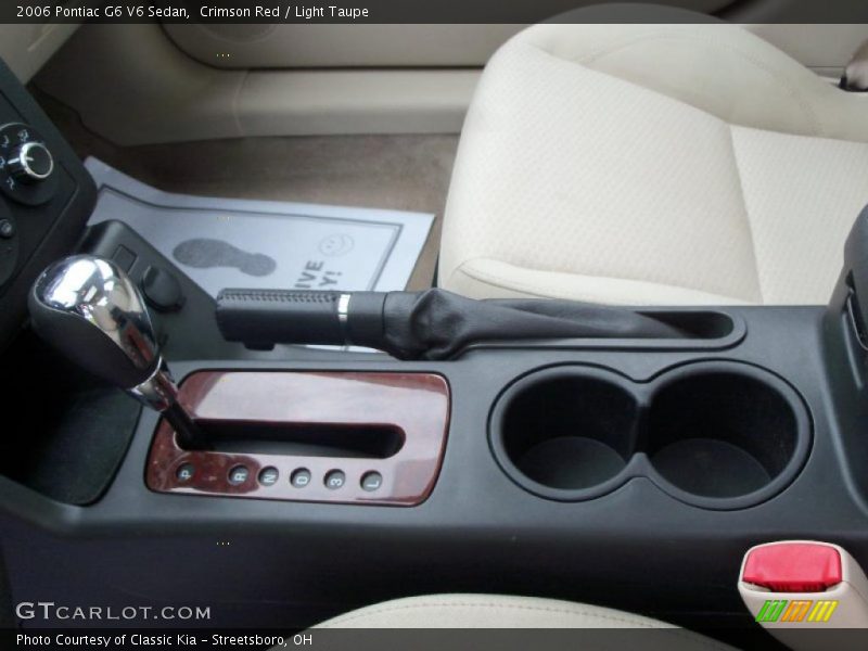 Crimson Red / Light Taupe 2006 Pontiac G6 V6 Sedan