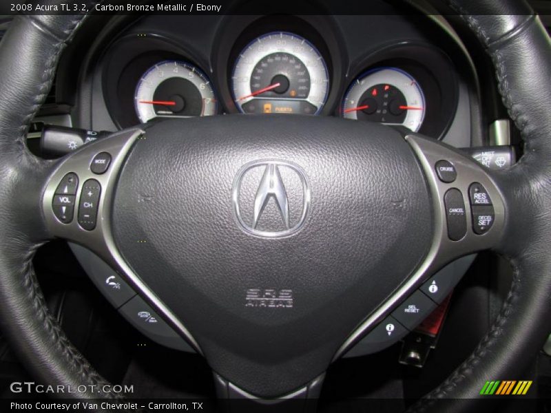 Carbon Bronze Metallic / Ebony 2008 Acura TL 3.2