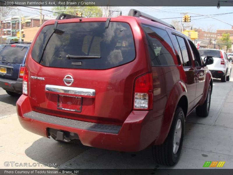 Red Brawn / Graphite 2008 Nissan Pathfinder S 4x4