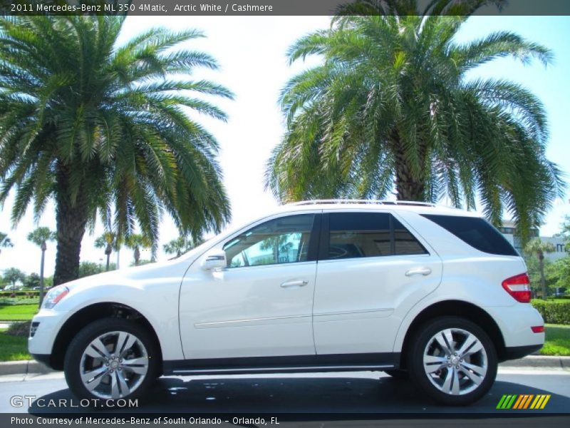 Arctic White / Cashmere 2011 Mercedes-Benz ML 350 4Matic