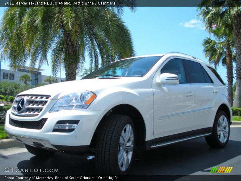 Arctic White / Cashmere 2011 Mercedes-Benz ML 350 4Matic