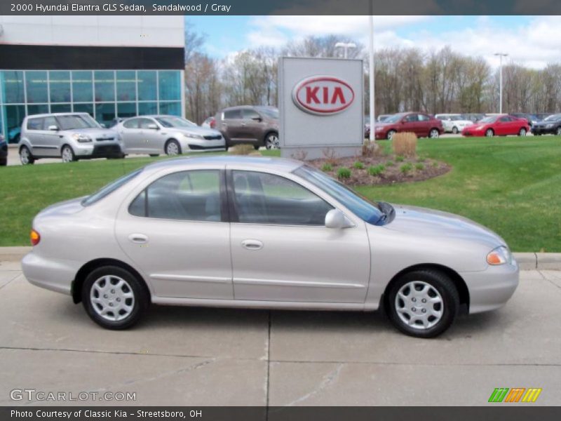  2000 Elantra GLS Sedan Sandalwood