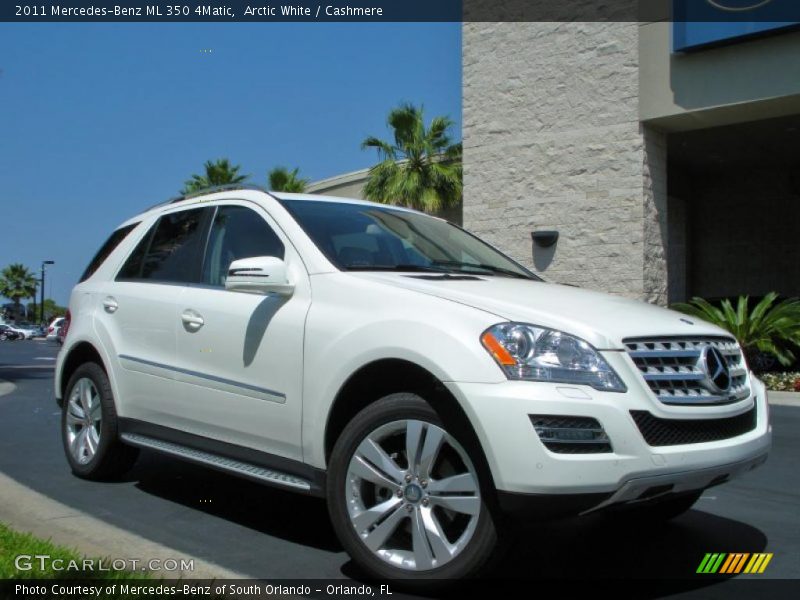 Arctic White / Cashmere 2011 Mercedes-Benz ML 350 4Matic