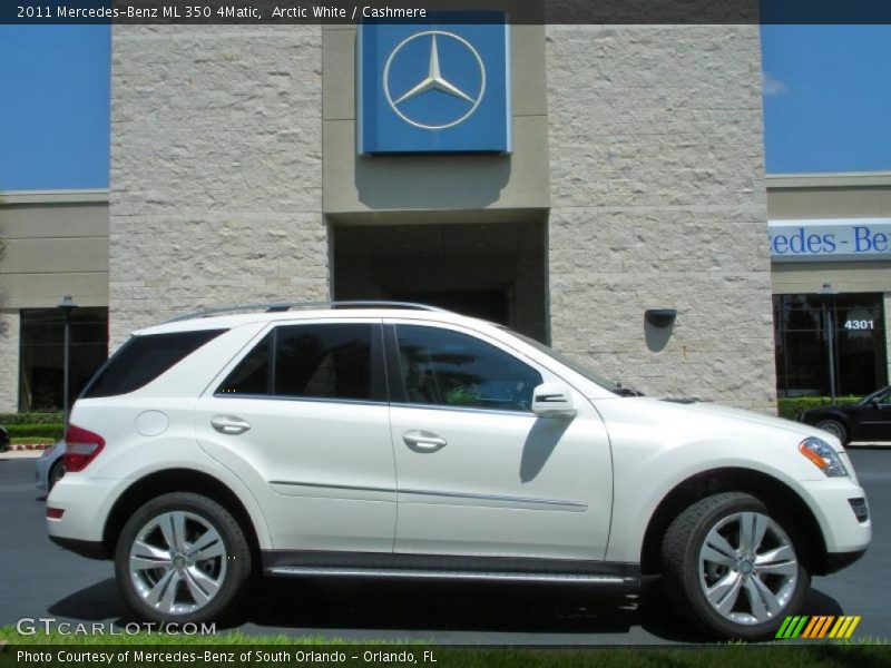 Arctic White / Cashmere 2011 Mercedes-Benz ML 350 4Matic