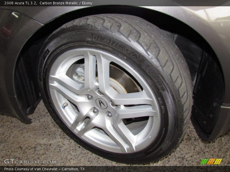 Carbon Bronze Metallic / Ebony 2008 Acura TL 3.2