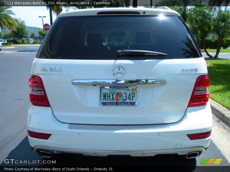 Arctic White / Cashmere 2011 Mercedes-Benz ML 350 4Matic