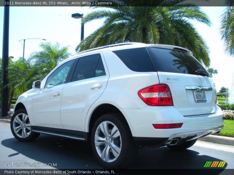 Arctic White / Cashmere 2011 Mercedes-Benz ML 350 4Matic