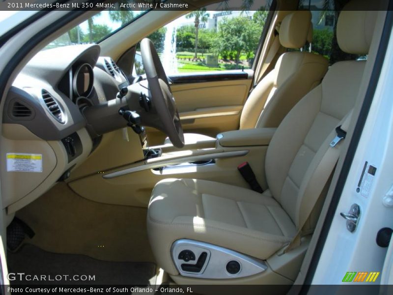 Arctic White / Cashmere 2011 Mercedes-Benz ML 350 4Matic