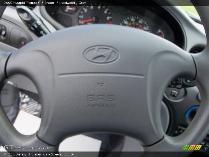 Sandalwood / Gray 2000 Hyundai Elantra GLS Sedan