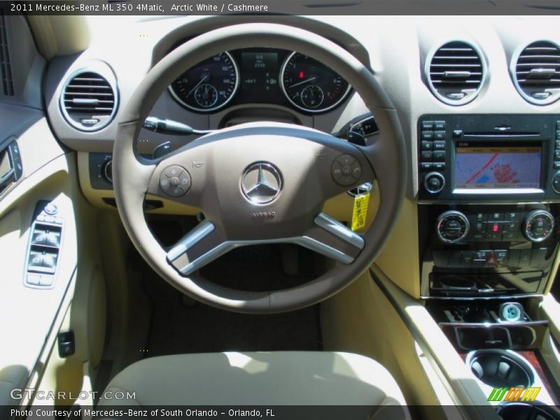 Arctic White / Cashmere 2011 Mercedes-Benz ML 350 4Matic