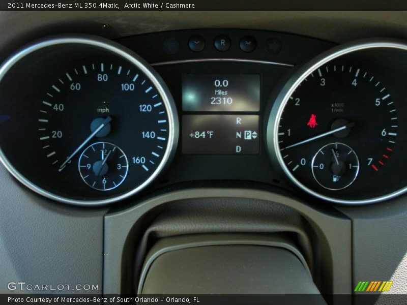 Arctic White / Cashmere 2011 Mercedes-Benz ML 350 4Matic