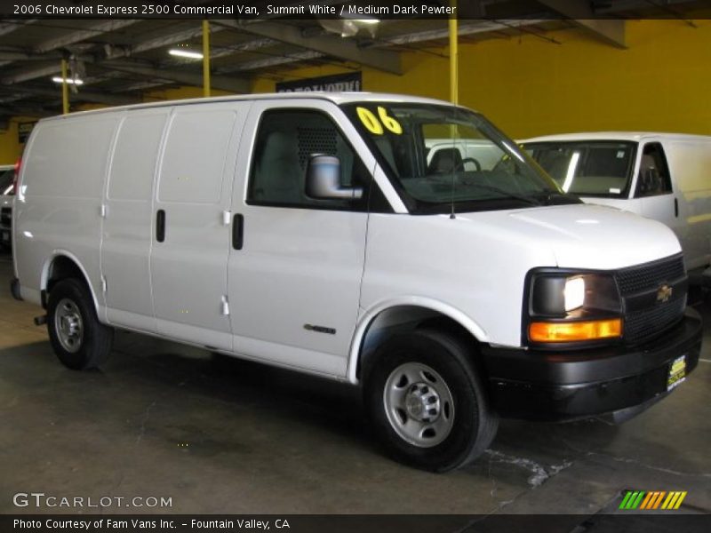 Summit White / Medium Dark Pewter 2006 Chevrolet Express 2500 Commercial Van