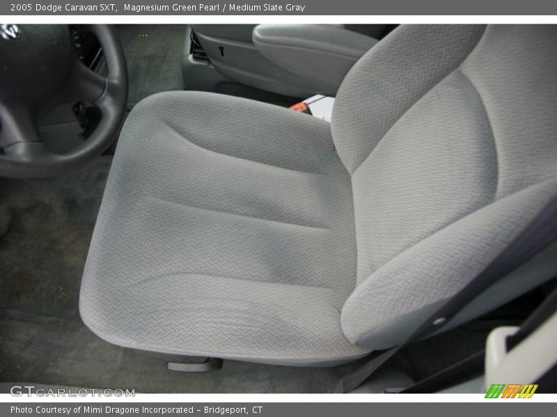 Magnesium Green Pearl / Medium Slate Gray 2005 Dodge Caravan SXT