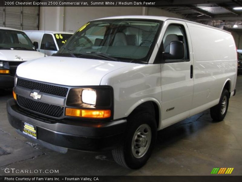 Summit White / Medium Dark Pewter 2006 Chevrolet Express 2500 Commercial Van