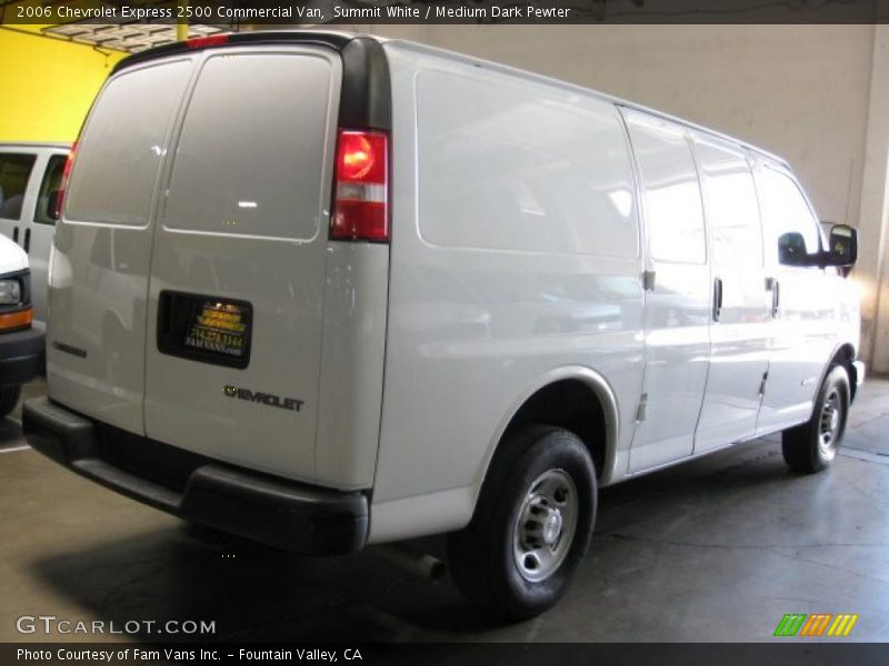 Summit White / Medium Dark Pewter 2006 Chevrolet Express 2500 Commercial Van