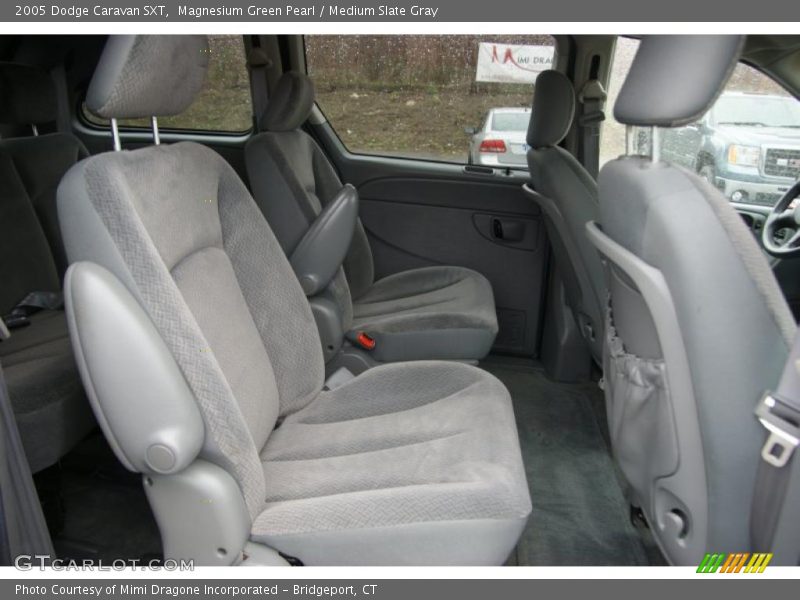 Magnesium Green Pearl / Medium Slate Gray 2005 Dodge Caravan SXT
